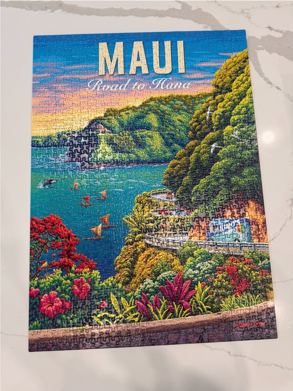 Maui Road to Hana Scenic Jigsaw Puzzle
